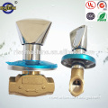 brass body brass spool zinc handle brass stop valve in china manufacturer